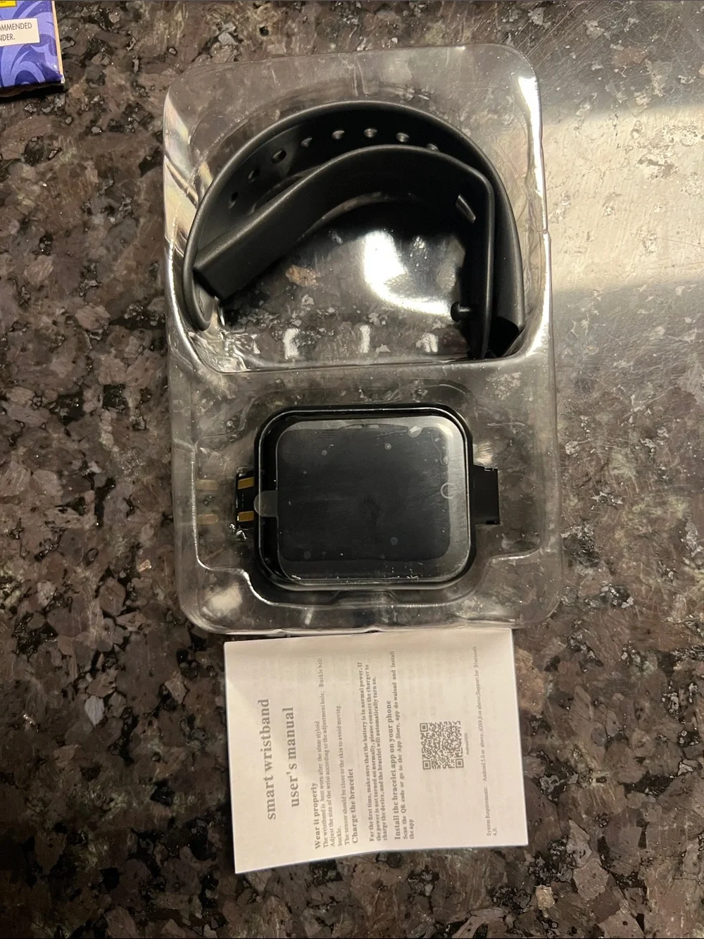 Smart Bracelet Fitness Watch RoHS - Black
